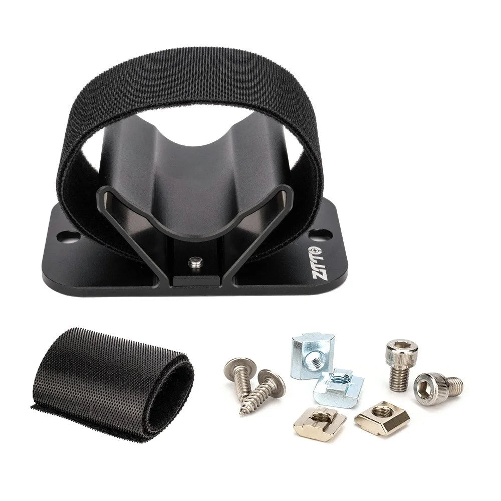 ZTTO Aluminum Alloy Bicycle Rack Mount Kit Front Fork Mount Bracket Rear Wheel Holder Set - 6
