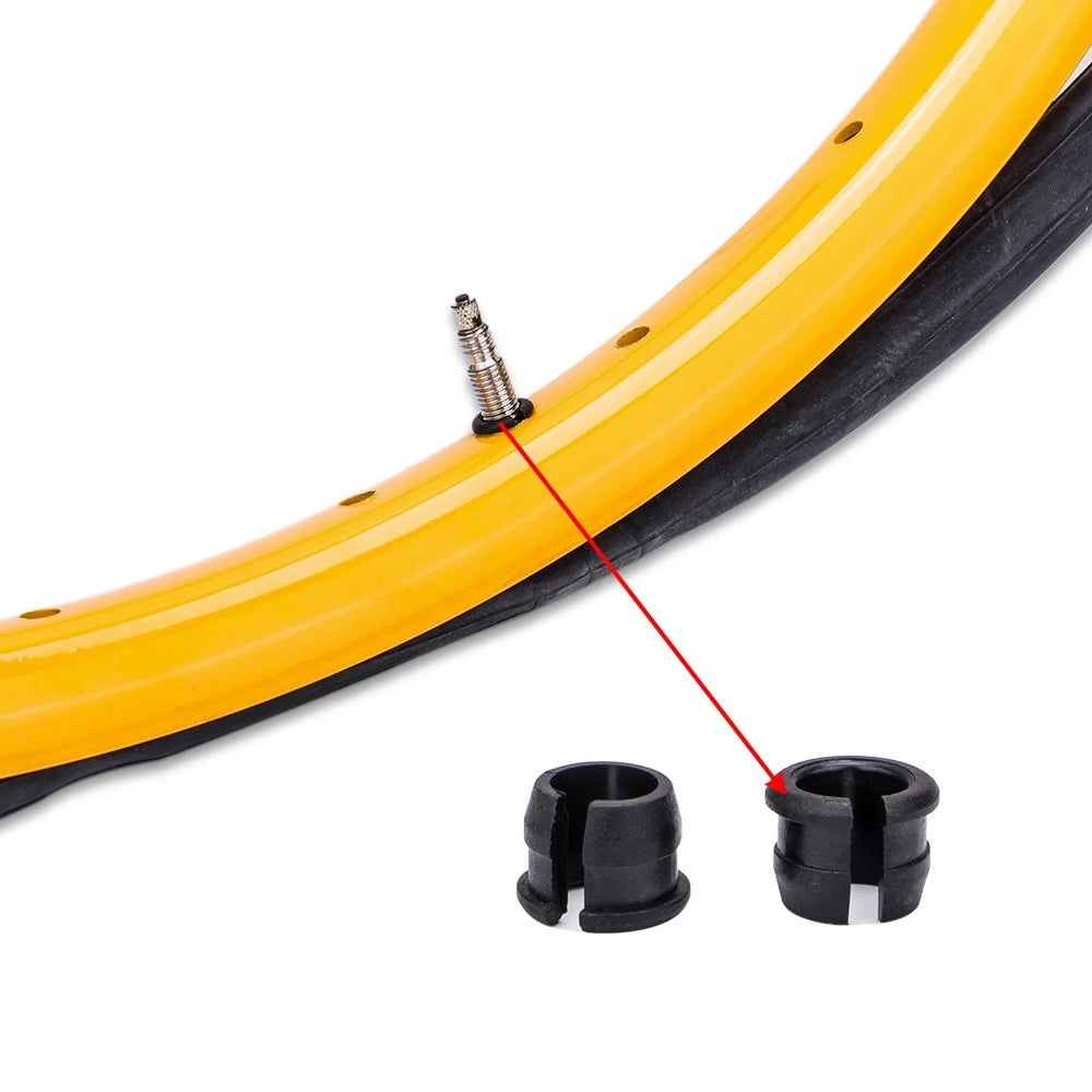 ZTTO Schrader to Presta Rim Adapters Bike Valve Stem Grommets for Bicycle Wheel Rim Conversion - 2