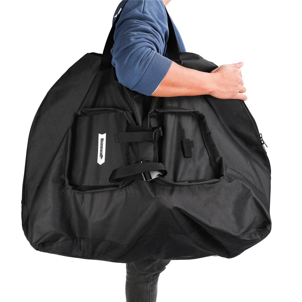 RHINOWALK RF203 20 inch Bike Front Bag Large Capacity Shoulder Bag Folding Storage Bag - 3