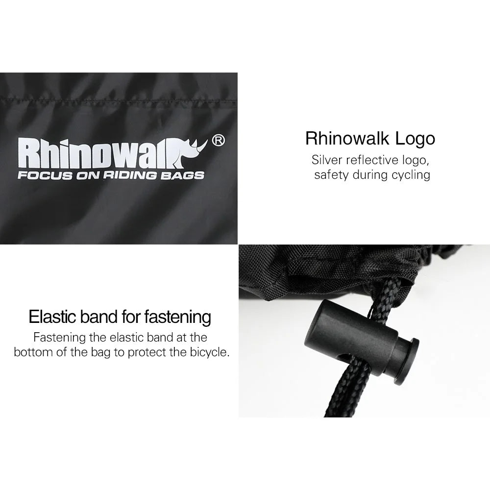 RHINOWALK RF202 Folding Bike Bag for 20 Inch-22 Inch Outdoors Bike Transport Bag - 4