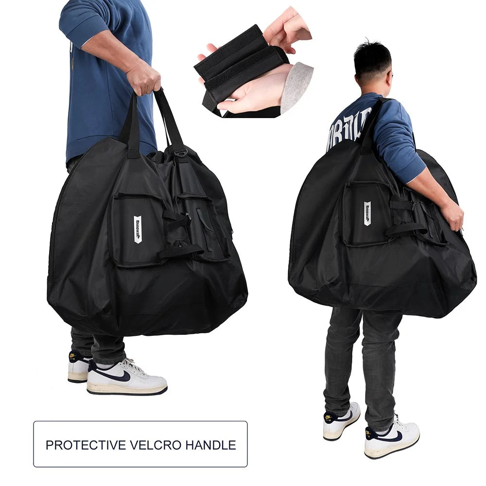 RHINOWALK RF163 14-16 inch Bike Front Bag Folding Shoulder Bag Outdoor Carrying Bag - 6
