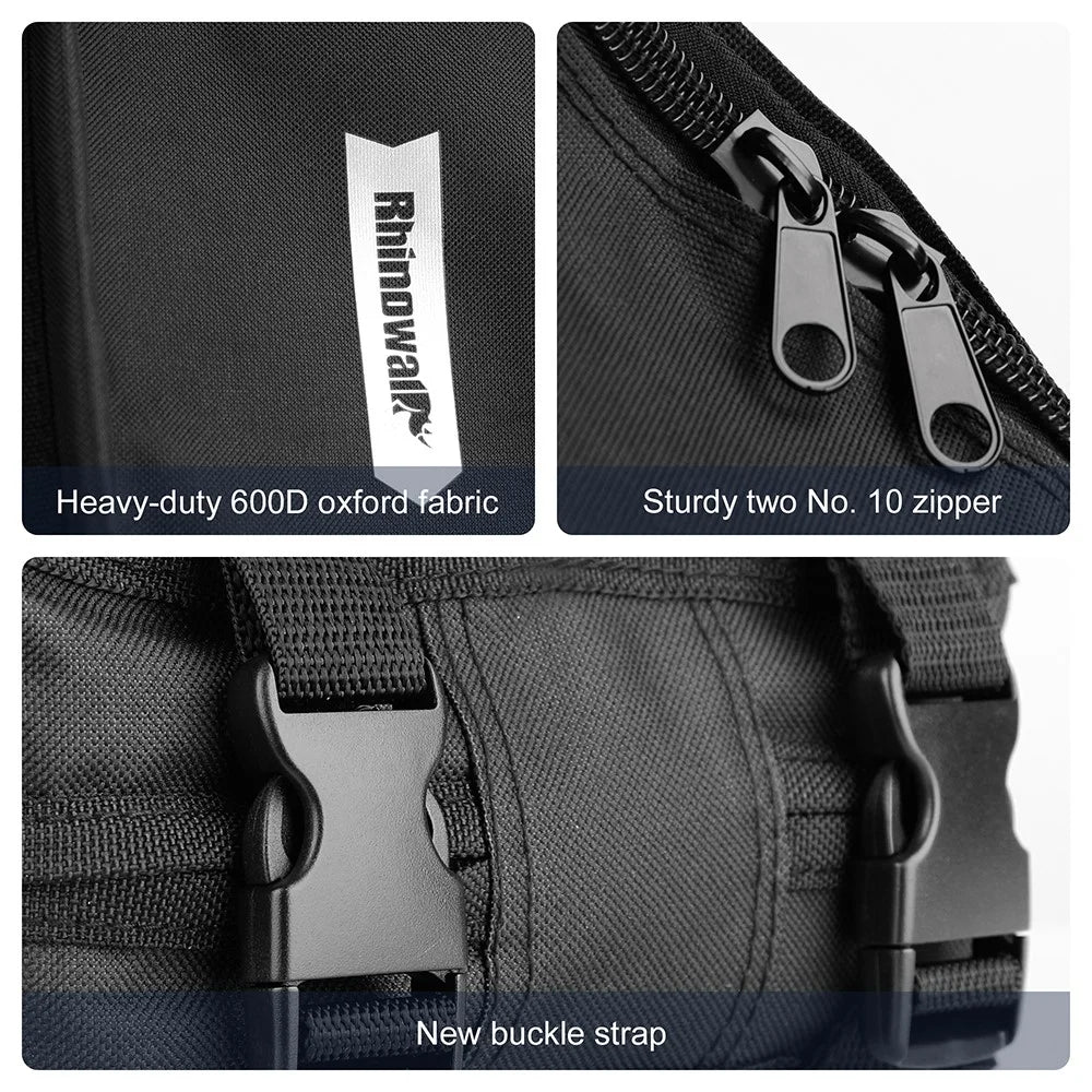 RHINOWALK RF163 14-16 inch Bike Front Bag Folding Shoulder Bag Outdoor Carrying Bag - 7