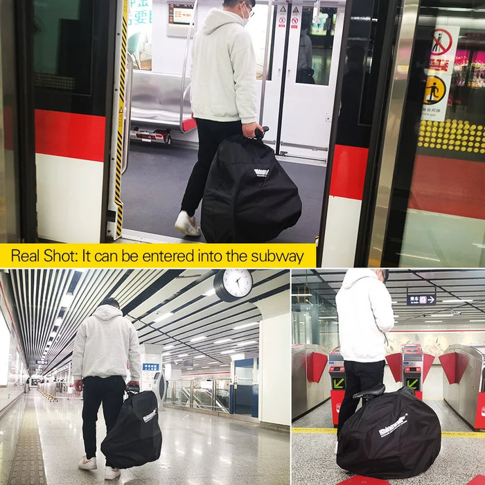 RHINOWALK RF162 Bicycle Folding Carry Bag Pouch for 14-16 inch Bike Transport Bag - 3