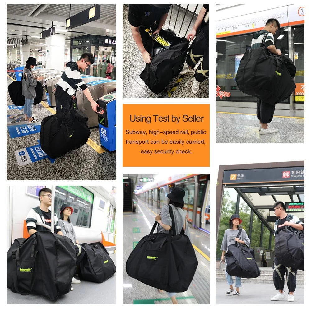 RHINOWALK RF201 Shoulder Bag for 20 Inch / 22 Inch Folding Bike Portable Storage Bag - 3