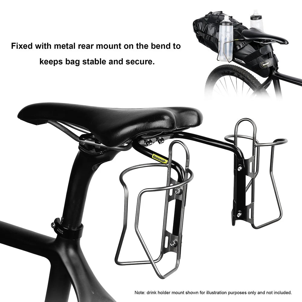 RHINOWALK Aluminum Alloy Bicycle Saddle Bag Stabilizer Support for Saddle Bag Anti Shaking - 2