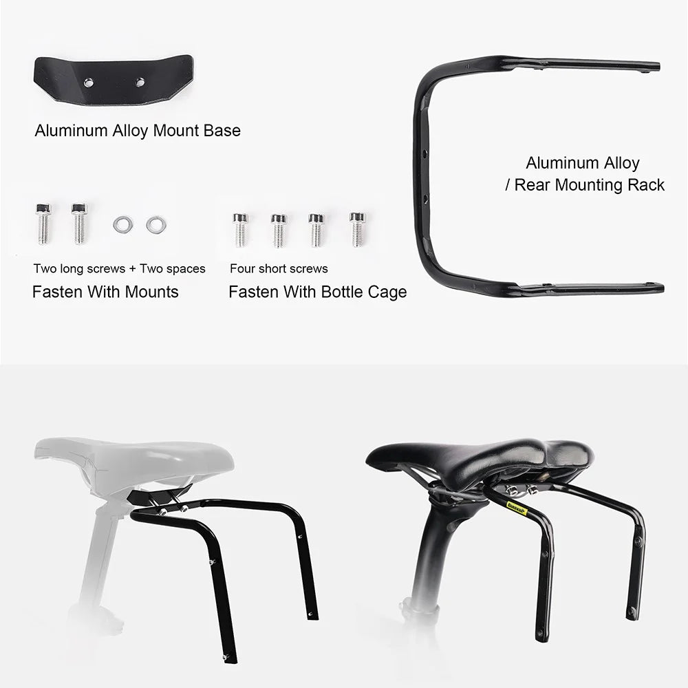 RHINOWALK Aluminum Alloy Bicycle Saddle Bag Stabilizer Support for Saddle Bag Anti Shaking - 5