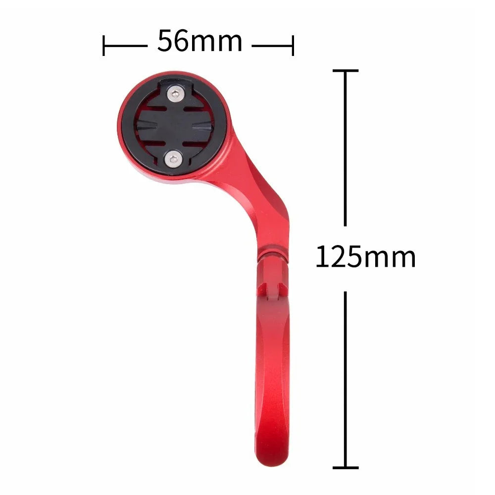 ZTTO 072 Bicycle Computer Holder Aluminum Alloy Bike Cycling Speedometer Bracket - Black - 4