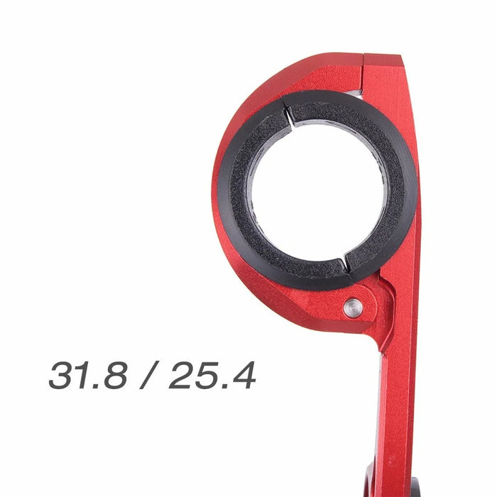 ZTTO 082 Aluminum Alloy Bike Computer Mount Cycling Computer Holder Extended Bracket - Red - 4