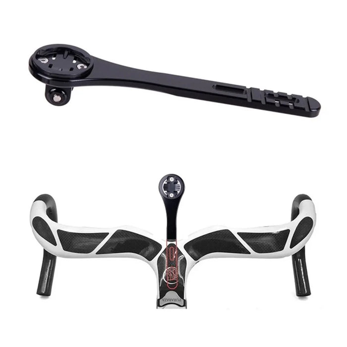 ZTTO 052 Bicycle Computer Holder Aluminum Alloy Bike Speedometer Extension Bracket - Black - 3