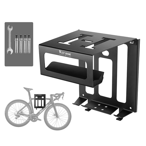 WEST BIKING YP0712039 Bicycle Wall Rack Hot-Rolled Steel Road Bike Wall-Mounted Shelf - 1