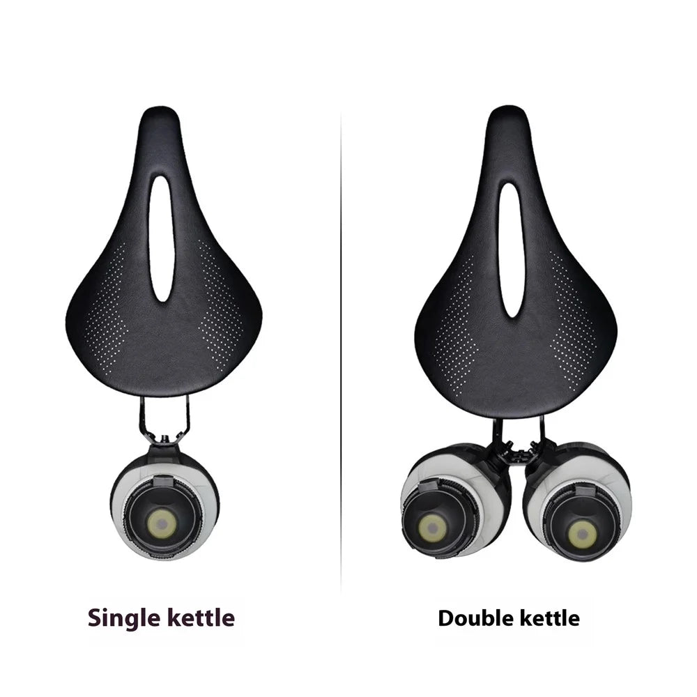 ENLEE Bike Saddle Bottle Cage Holder Adapter Aluminium Alloy Water Bottle Cage Extender - 4