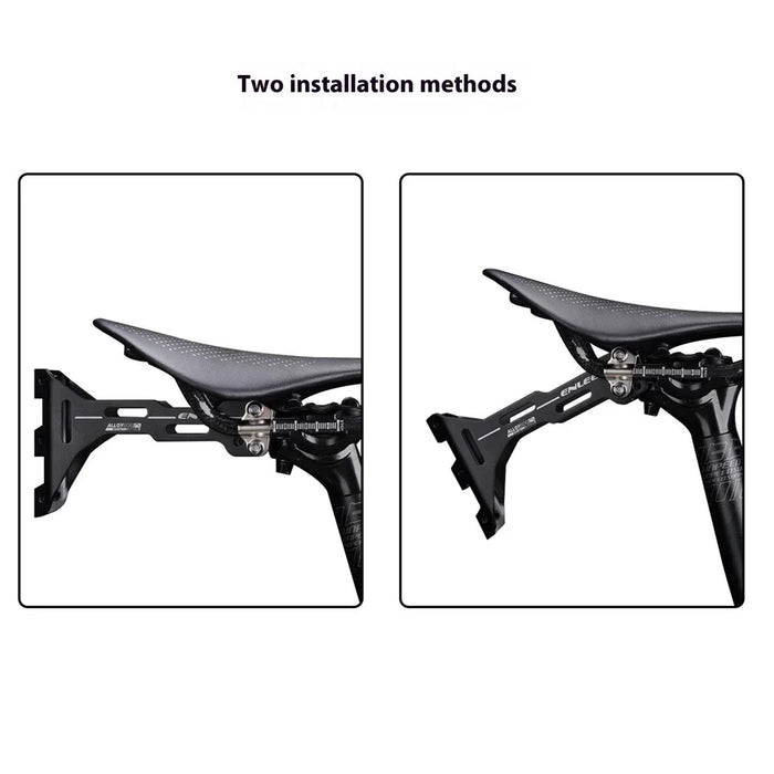 ENLEE Bike Saddle Bottle Cage Holder Adapter Aluminium Alloy Water Bottle Cage Extender - 5