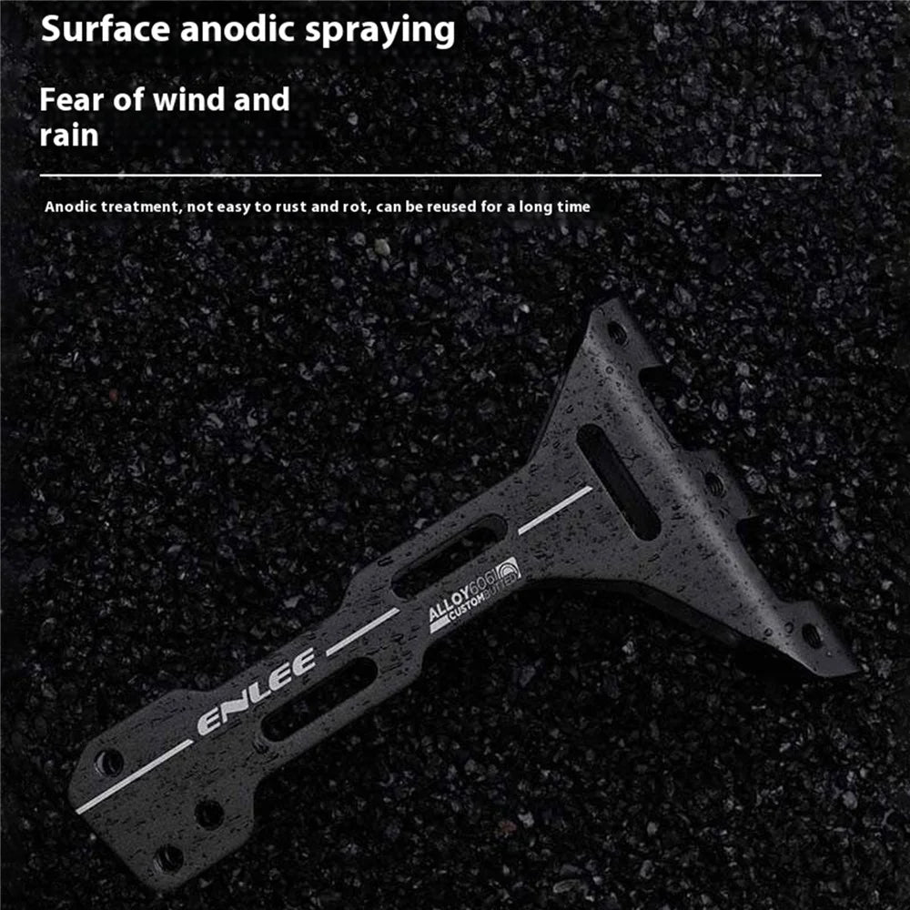 ENLEE Bike Saddle Bottle Cage Holder Adapter Aluminium Alloy Water Bottle Cage Extender - 6