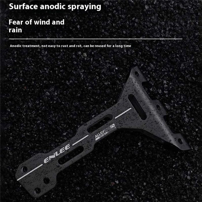 ENLEE Bike Saddle Bottle Cage Holder Adapter Aluminium Alloy Water Bottle Cage Extender - 6