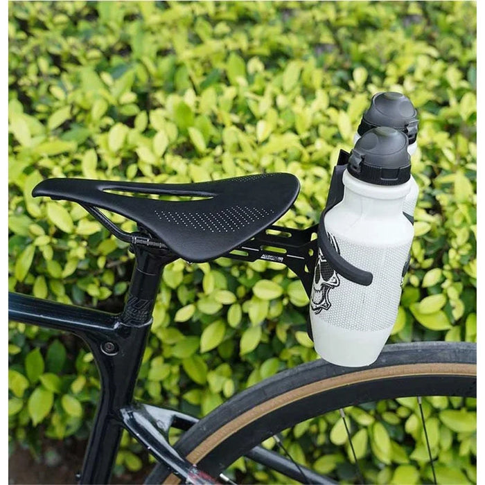 ENLEE Bike Saddle Bottle Cage Holder Adapter Aluminium Alloy Water Bottle Cage Extender - 7