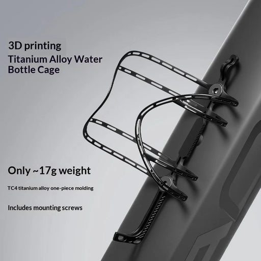 GUB T40 3D Printed Titanium Alloy Water Bottle Cage for Bicycle Ultra Light Bottle Holder Bracket - 2