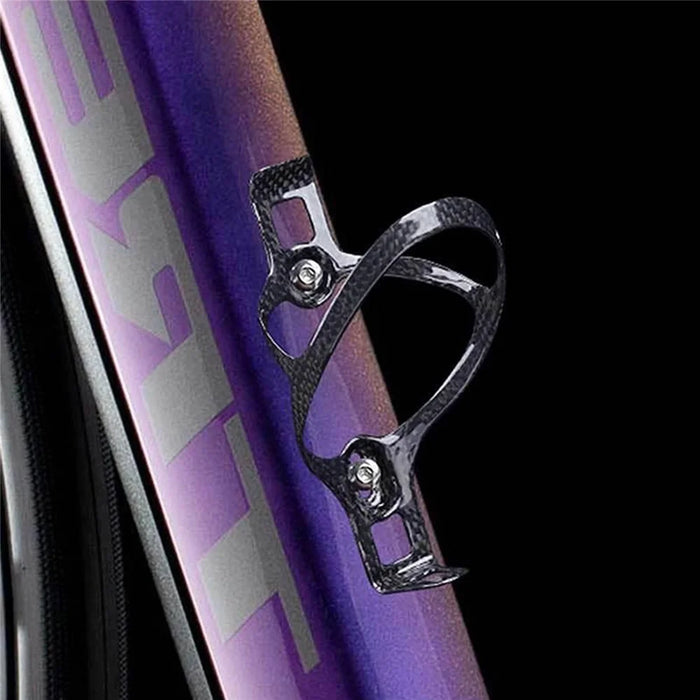 ENLEE DL-KH08 Carbon Fiber Bicycle Water Bottle Cage Holder with Screws and Hex Wrench Lightweight Water Bottle Holder - 5