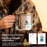 QUNATURE 750ml Pure Titanium Coffee Mug Lightweight Tea Cup with Folding Handle for Camping Hiking (BPA Free, No FDA) - 3