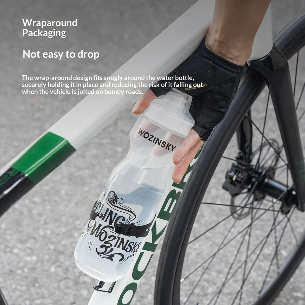 ROCKBROS CR-07 Aluminum Alloy Ultralight Bicycle Water Bottle Cage for Road Mountain Folding Bike - Black - 6