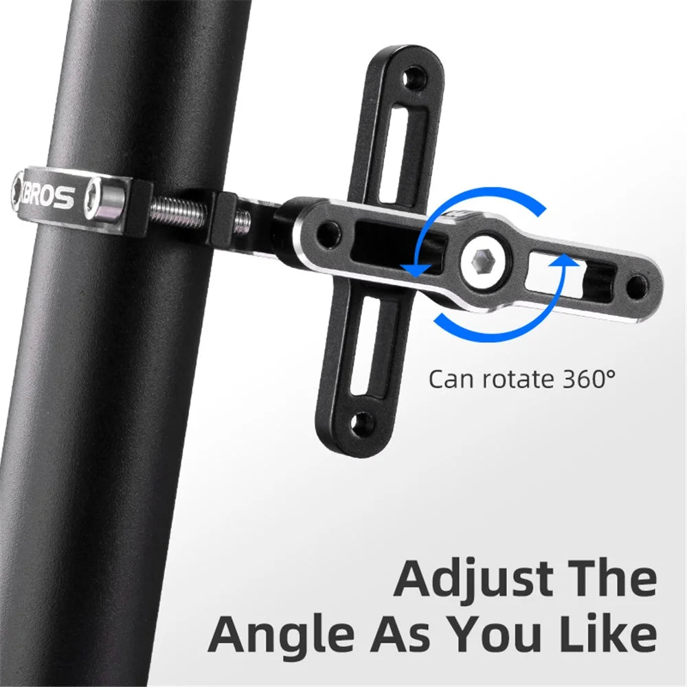 ROCKBROS KS-415 Aluminum Alloy MTB Road Bike Bottle Mount Adapter Double Side Water Bottle Cage Holder Adapter - 6