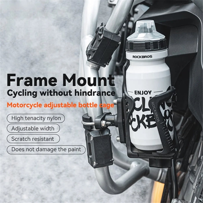 ROCKBROS 3D Motorcycle Electric Bike Bicycle Water Bottle Cage Motorbike Bottle Holder Rack - 4