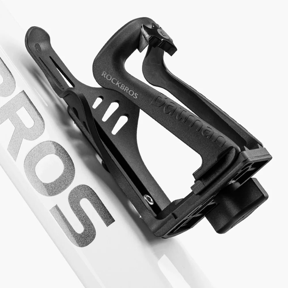 ROCKBROS 1D Bike Water Bottle Cage Bicycle Cycling Adjustable Width Nylon Bottle Holder Rack - 2