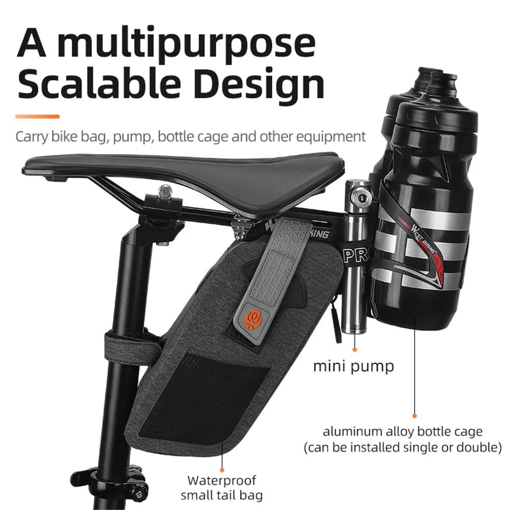 WEST BIKING YP0719305 Multifunction Bike Bottle Cage Seat Saddle Mount Adapter Water Bottle Holder with Adjustable Angle - 6