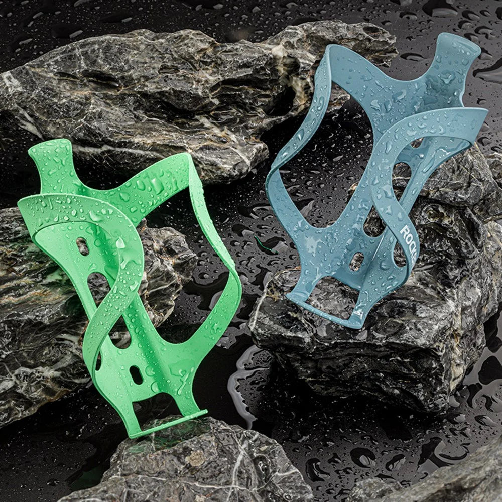 ROCKBROS 2022-11a  MTB Bicycle Water Bottle Cage Aluminum Alloy Road Bike Bottle Holder Bracket - Black - 5
