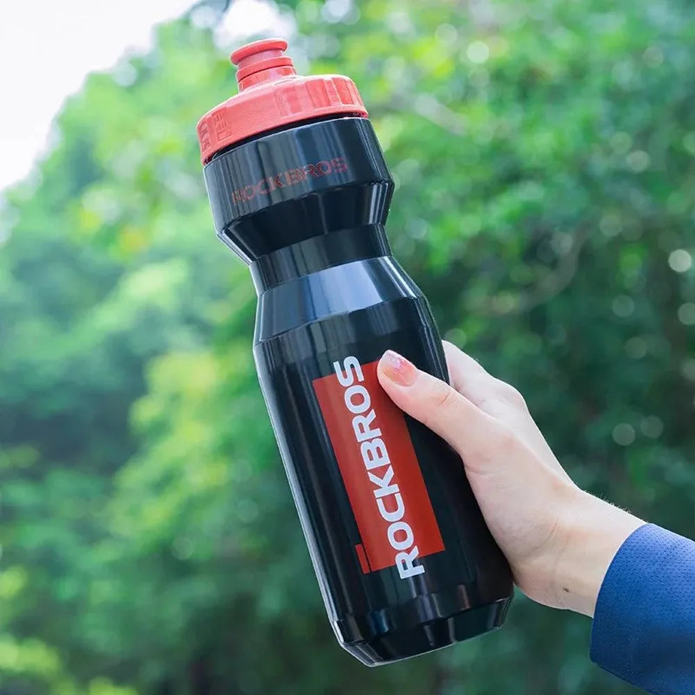 ROCKBROS DCBT69TB 750ml PP5 Water Bottle Sports Cycling Squeeze Type Water Cup (BPA Free, No FDA Certification) - Red - 2
