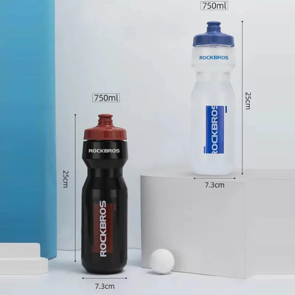 ROCKBROS DCBT69TB 750ml PP5 Water Bottle Sports Cycling Squeeze Type Water Cup (BPA Free, No FDA Certification) - Red - 5