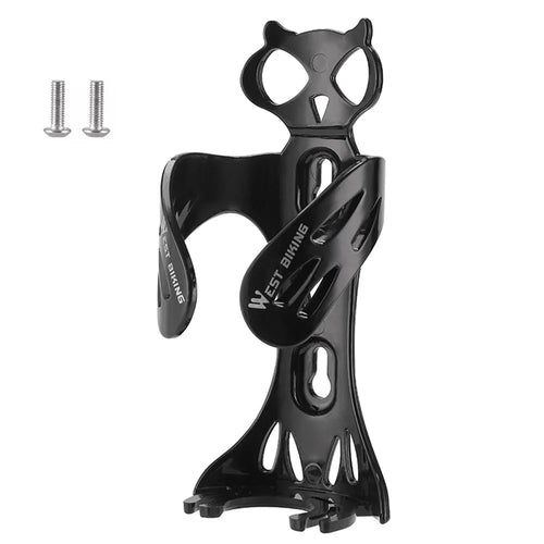 WEST BIKING YP0704044 Bike Water Bottle Cage High Strength PC Bicycle Bottle Holder Bracket - Black - 1