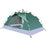 Outdoor Camping Tent Rain-Proof Windproof Easy Open Automatic Tent, 200x150x110cm  - Blackish Green - 1