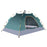 Outdoor Waterproof Shelter Automatic Camping Tent for 3-4 People, 200x150x110cm - Blackish Green - 1