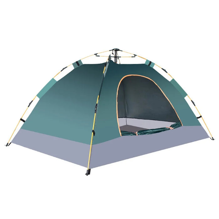 Outdoor Waterproof Shelter Automatic Camping Tent for 3-4 People, 200x150x110cm - Blackish Green - 1