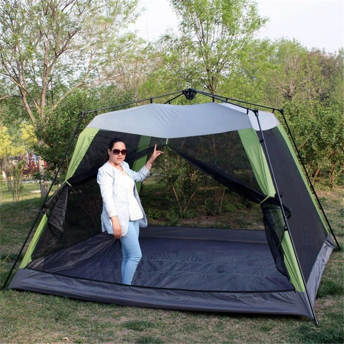 AXZ002 Outdoor 6-8 People Large Space Automatic Tent Rainproof Camping Hiking Travel Tent - 3