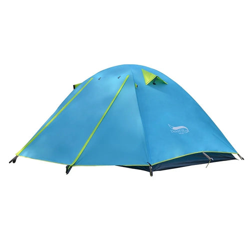 DESERT&FOX 3-4 People Camping Tent Lightweight Backpacking Tent Waterproof Windproof Hiking Tent for Outdoor Mountaineering Travel - Blue - 1