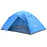DESERT&FOX Rainproof Double Layer Tent Waterproof Camping Hiking One Door Tent (Aluminum Pole) - Blue - 1