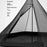 BLACKDOG BD-ZP003 Outdoor Portable Tent Hexagonal Pyramid Folding Tent Large Space Nature Hiking Camping Tourist Dinner Picnic Tent for 3-4 People - 7