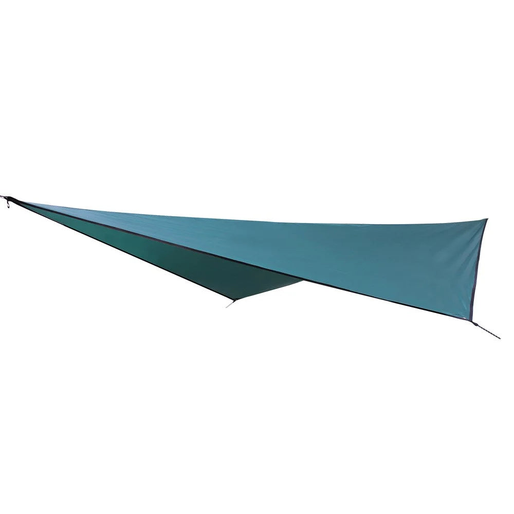 TM-0008 Camping Tarp Portable Waterproof Tent Multifunctional Awning for Outdoor Travel Hiking Picnic - Blackish Green - 2