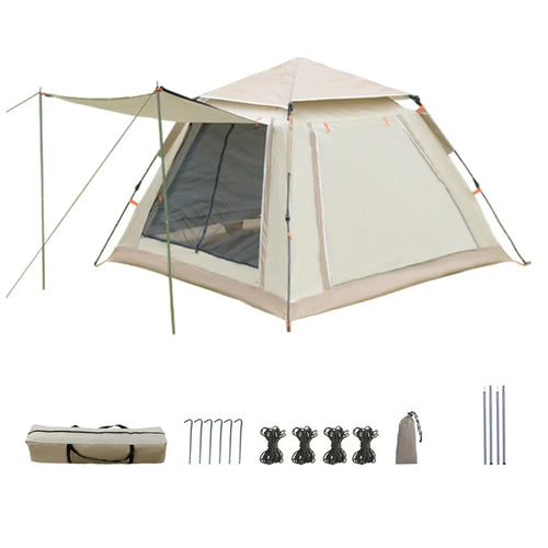 zp-085 Pop Up Tent Waterproof Outdoor 2-People Automatic Setup Instant Big Sun Shelter for Camping Hiking - 1