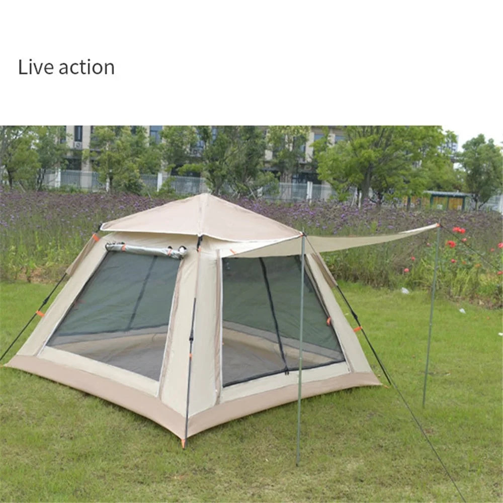 zp-085 Pop Up Tent Waterproof Outdoor 2-People Automatic Setup Instant Big Sun Shelter for Camping Hiking - 6