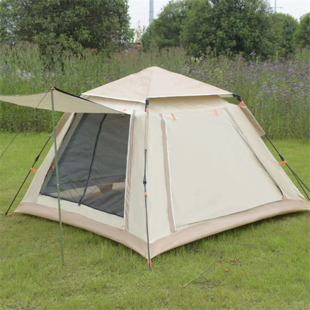 zp-085 Pop Up Tent Waterproof Outdoor 2-People Automatic Setup Instant Big Sun Shelter for Camping Hiking - 7