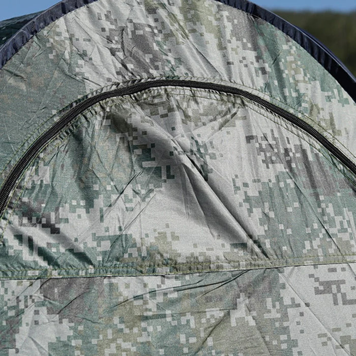 Portable Outdoor Tent Shower Toilet Dressing Room Folding Pop-Up Camping Tent for One Person, 120*120*190CM - Army Green - 7