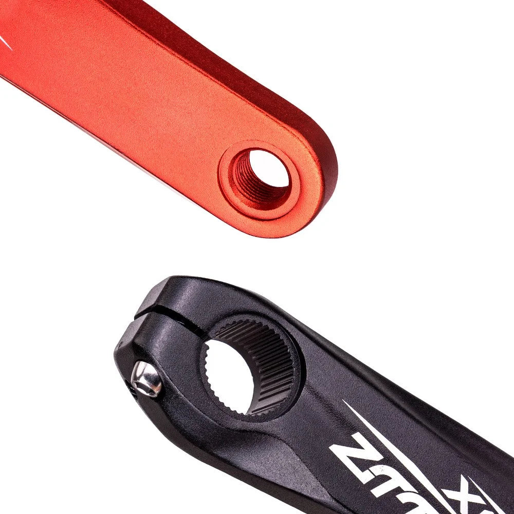 ZTTO ZT-01 Bike Cranksets Bicycle Crank Arm Set with Bottom Bracket Kit and Chainring Bolts Cycling Parts - Black - 2