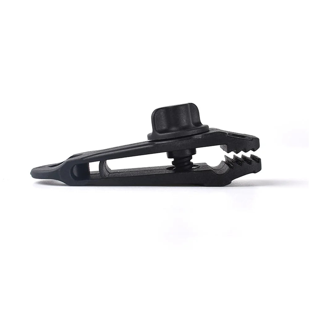 5Pcs/Set Outdoor Tent Canopy Tarp Clip Awning Windproof Fixed Buckle Clip for Camping Hiking - 4