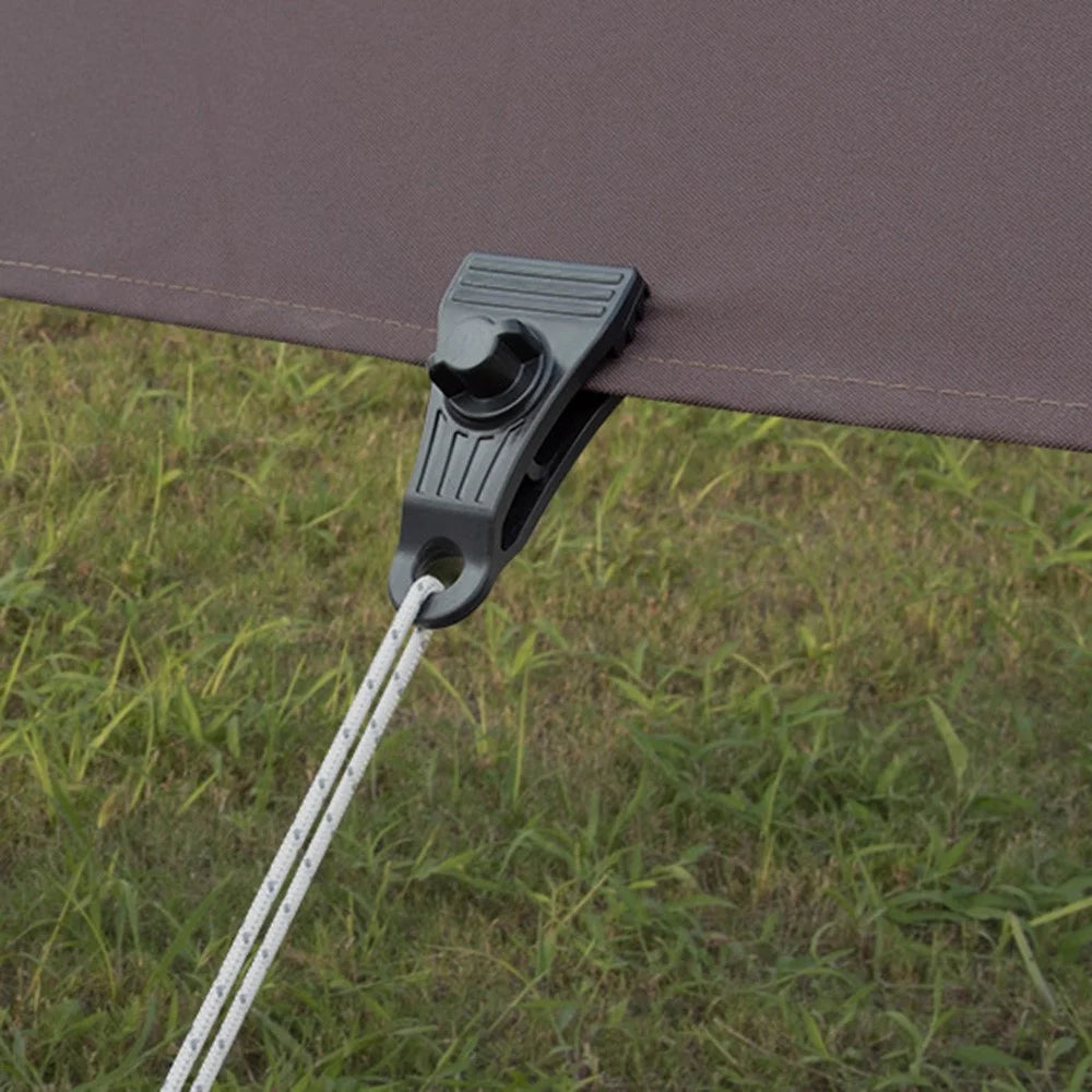 10Pcs Heavy Duty Tent Clamps Outdoor Windproof Tarp Canopy Plastic Clips - 7
