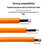 ZTTO 10m Bicycle Internal Cable Noise Reduction Foam Tube Anti Rattle Brake Shifter Cable Silencer - Orange - 4