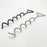 4Pcs Spiral Ground Anchor 40cm Stainless Steel Stakes with Fixing Straps for Camping Tent Trampoline - Black - 6