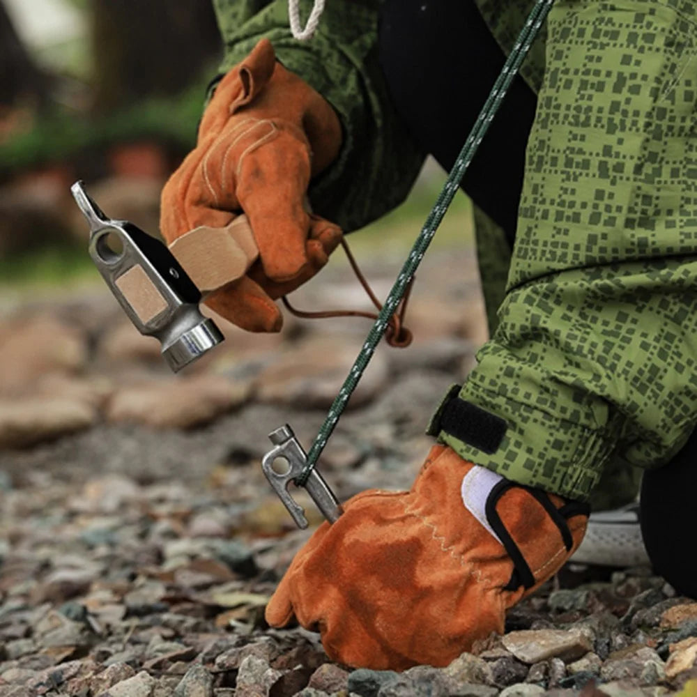1 Bundle of Reflective Tent Canopy Rope 4mmx4m Lightweight Line Cord with Tensioner for Outdoor Fishing Climbing Rescue Camping - Army Green - 2