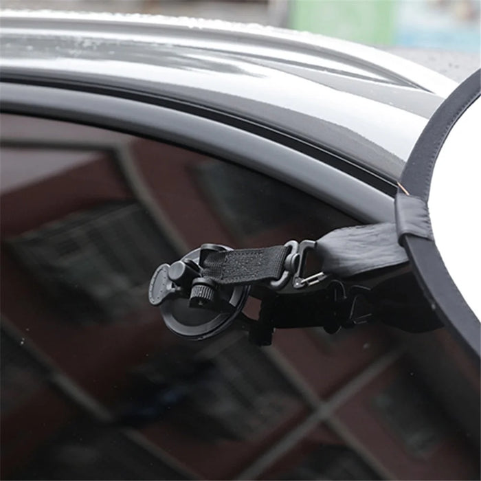 HALIN 4Pcs Car Side Awning Suction Cup Anchor Car Travel Camping Tarp Sucker Securing Hook - Green - 3